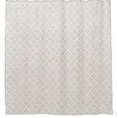 Gray Moroccan Quatrefoil Pattern Douchegordijn (Voorkant)