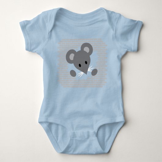 Gray Mouse Burst Romper (Voorkant)