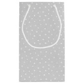 Gray Mouse op Polka Dots Klein Cadeauzakje (Achterkant)