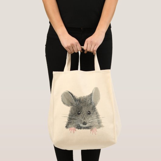 Gray Mouse Tote Bag (Voorkant (product))