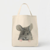 Gray Mouse Tote Bag (Voorkant)