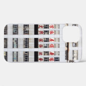 GRAY MULTISTORY BUILDING MET RED ORIENTAL SCRIPT Case-Mate iPhone CASE (Achterkant (horizontaal))