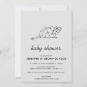 Gray Neutral Summer Herfst Animal Mouse Kaart (Voorkant)