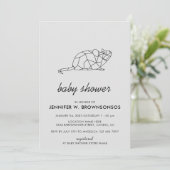 Gray Neutral Summer Herfst Animal Mouse Kaart (Staand voorkant)