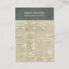  GRAY NEWSPAPER-KETTING, WEERGAVE WEERGAVE VISITEKAARTJE