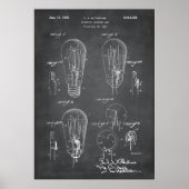 Gray | Octrooi op gloeilampen Poster (Voorkant)