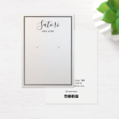 Gray Ombre Signature Font die Display verdient Visitekaartje (Bureau)