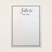 Gray Ombre Signature Font die Display verdient Visitekaartje (Voorkant)