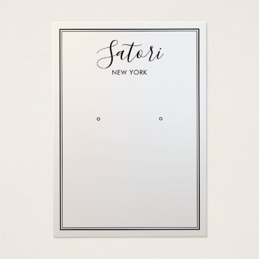 Gray Ombre Signature Font die Display verdient Visitekaartje (Voorkant)