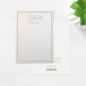 Gray Ombre Signature Ketting Bracelet display Visitekaartje (Bureau)