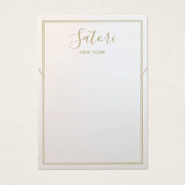 Gray Ombre Signature Ketting Bracelet display Visitekaartje