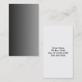 Gray Ombre Visitekaartje (Voorkant / Achterkant)