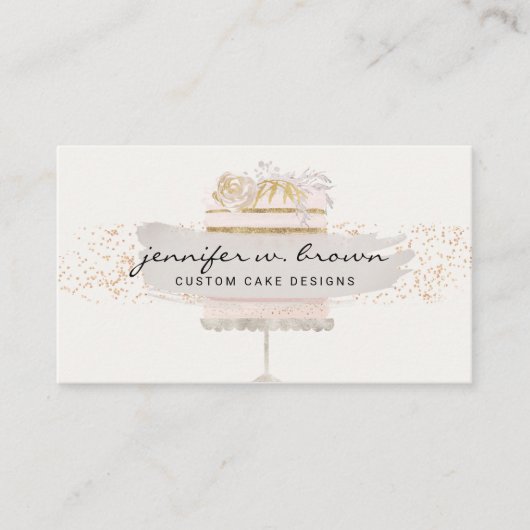 Gray online kookboek bakleraar visitekaartje (Voorkant)