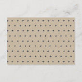 Gray Oranje Blossom Botanical Weddenschap Receptio Informatiekaartje (Achterkant)