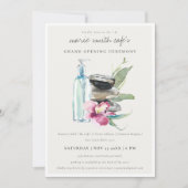 Gray Orchid Stone Spa Salon Grand Opening Invite Bedankkaart (Voorkant)
