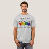 Gray Orlando Gay Chorus Mannen T-shirt (Voorkant volledig)