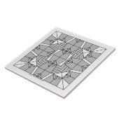 Gray Owls Tegeltje (Zijkant)