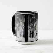 GRAY PACK WOLF Wildlife Gift Mokken (Voorkant links)