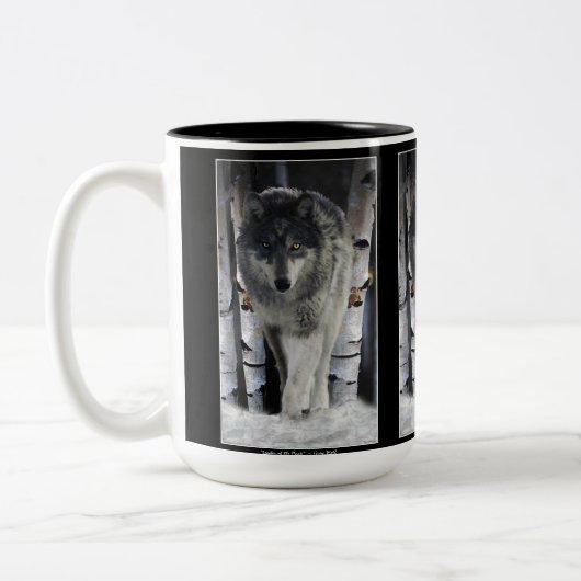 GRAY PACK WOLF Wildlife Gift Mokken (Links)