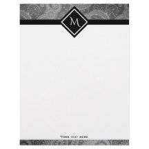 Gray Paisley Initiaal