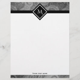 Gray Paisley Initiaal