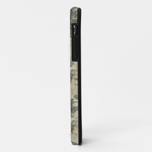 Gray Parisian Collage Case-Mate iPhone Case (Achterkant/links)