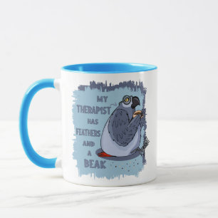 Gray Parrot Therapist - Funny Gift idea voor eigen Mok
