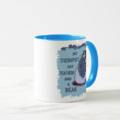 Gray Parrot Therapist - Funny Gift idea voor eigen Mok (Voorkant rechts)