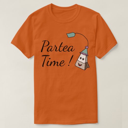 Gray Partea Time Tea Shirt en Gifts (Design voorkant)