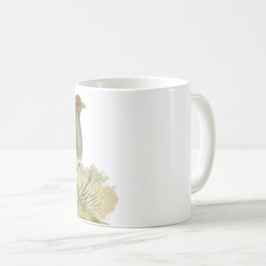 Gray Partridge Gamefowl Afbeelding Koffiemok (Voorkant rechts)