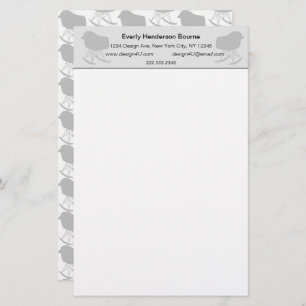 Gray Patroonstoel voor midden-eeuwen Silhouette