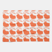 Gray Patroonstoel voor midden-eeuwen Silhouette Theedoek (Horizontaal)