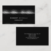 Gray Pattern Consultant Visitekaartje charmen (Voorkant / Achterkant)