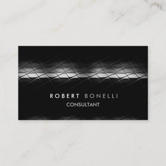 Gray Pattern Consultant Visitekaartje charmen (Voorkant)