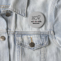 Gray Peace Love Nursing Appreciation