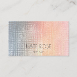 Gray Peach Grungy Ombre Contemmodern pasta Visitekaartje