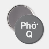 Gray Pho Q Magneet (Voorkant / Achterkant)