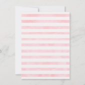 Gray Pink Bunny - Hartelijk dank Bedankkaart (Achterkant)