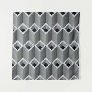 Gray pipes on top of each other - seamless backgro wandkleed