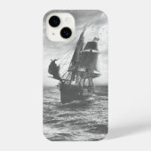 Gray Pirate  Sailing Ship Zee iPhone Hoesje (Achterkant)