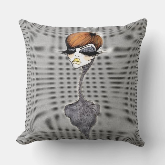 Gray Pixie Pillow Kussen (Voorkant)