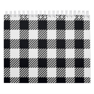 Gray Plaid | Checkers-kalender Kalender
