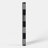 Gray Plaid | Checkers-Mok iPhone Hoesje (Rechterkant)