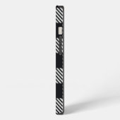 Gray Plaid | Checkers-Mok iPhone Hoesje (Linkerkant)