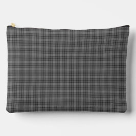 Gray Plaid Tartan Pattern Etui