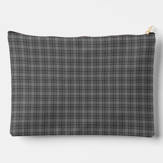 Gray Plaid Tartan Pattern Etui (Achterkant)