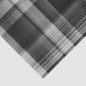 Gray Plaid Tissue Paper Tissuepapier (Detail)