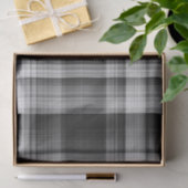 Gray Plaid Tissue Paper Tissuepapier (Geschenk)