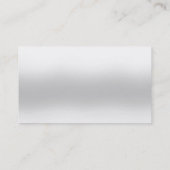 Gray Plain Modern Consultant Visitekaartje (Achterkant)