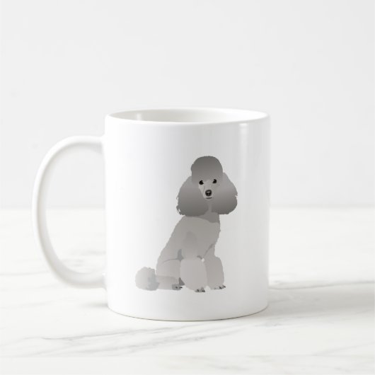Gray Podle Dog Koffiemok (Links)